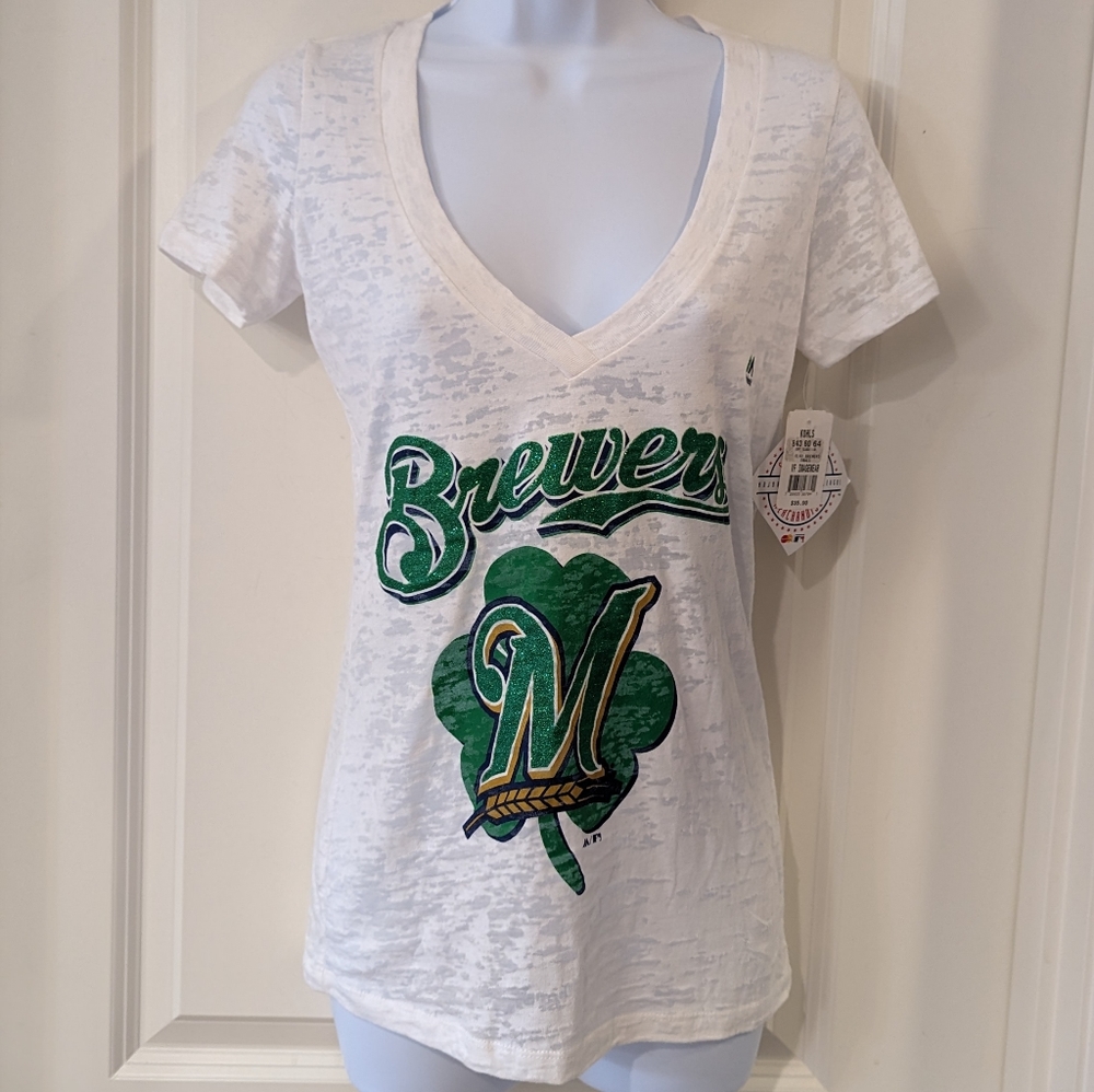Majestic "Brewers" T-Shirt Size Small